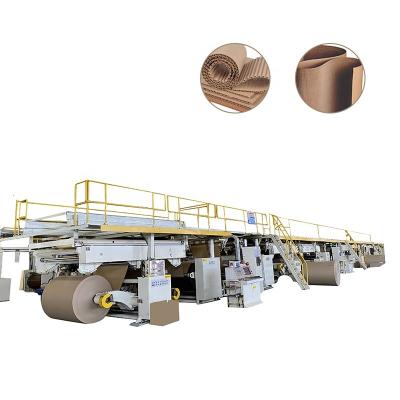 China Carton Corrugated  Cardboard  Making Machine Automatic 3/5/7 Ply Corrugated Sheet Production Line A/B/C/E Flute for sale