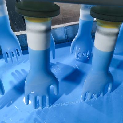 China surgical medical nitrile latex gloves stripping production line for sale