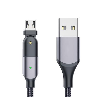 China Charging + Data Sending Quick Rotate Micro USB Phone Charging Cable [3.9/6.6ft] and Data Sync Transfer Durable Nylon Braided Micro USB Charger Cable for sale