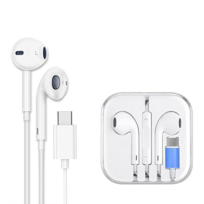 China Digital DAC HiFi Stereo Digital DAC High Fidelity Stereo Earbuds With MIC And Volume Control USB C Headphone Wired Type C Headphone Earbuds For Smartphone for sale