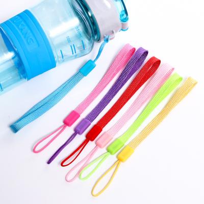 China Polyester Colorful Braided Hand Short Cell Phone Lanyard Strap String for Mobile Phone USB Flash Drives of Cups, Keys, Keychains, ID Name for sale