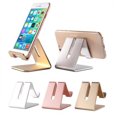 China Universal Anti-Corrosion Desktop Stand Metal Tablet Mobile Cell Phone Holder Table Stand For Smart Phone Mobile Phone Tablet for sale