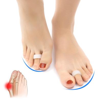 China Correcting Curved Toes Foot Pain Relief Pads Feet Worry Shoes Gel Toe Corrector Hammer Toes Separator Protector Cushion Insoles Silicone for sale