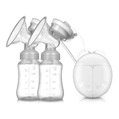 China BPA Free Dual Suction Electric Breast Pump Bottle KIUIMI Baby Driver Massager Hands Free Moms Helper Electric Milk Extractor for sale