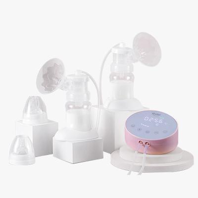 China BPA Free Dual Suction Electric Baby Driver Massager Moms Helper Moms Breast Pump Bottle Electric Milk Extractor for sale