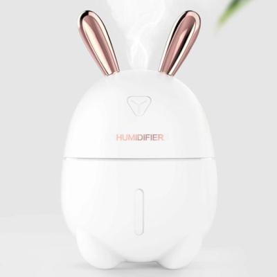 China Newest Design PP+ABS+Electronic Cute Portable Mini Usb Humidifier Led Light Ultrasonic Air Humidifier for sale