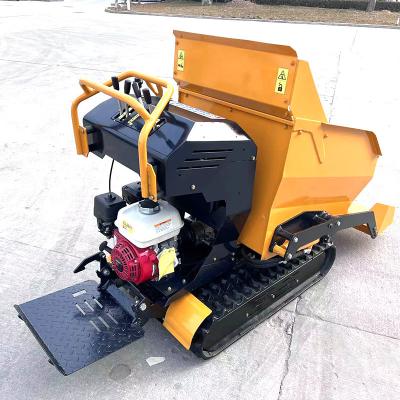 China Trilha de borracha Mini Crawler Dumper 300kg 500kg 1000kg do único cilindro à venda