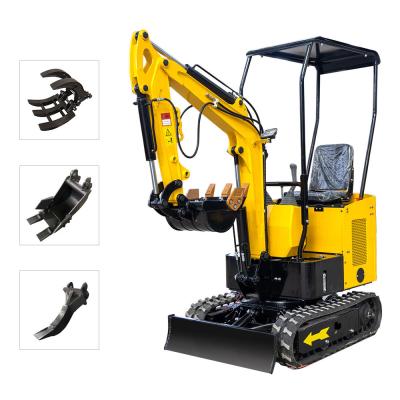 China 1200kg Japan Engine Crawler Mini Excavator Three Cylinders Water Cooled for sale