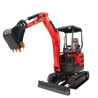 China De telescopische van het Spoormini excavator 2000kg van het Spoorkader Rubber Rode Kleur Te koop