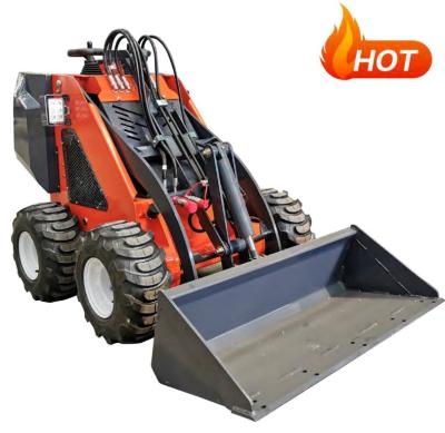 China Latest Model Mini Skid Steer Loader Hydraulic Diesel Mini Loader 13.5hp 10.1kw for sale