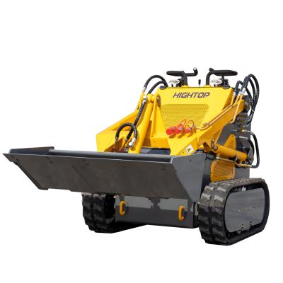 China HTS380 Hydraulic Mini Skid Steer Loader EPA Engine Small Crawler Loader for sale