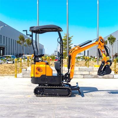 China 1tone boomschommeling Mini Hydraulic Excavator Digger With EPA HT10G Te koop