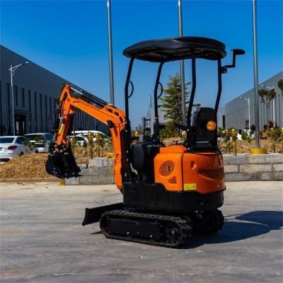 China Boomschommeling Één Ton Mini Excavator Small Garden Excavator met EPA HT10G Te koop