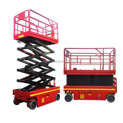 China 300Kg 1T 2T Capacity Lifting Work Platform Rough Terrain Scissor Lift for sale