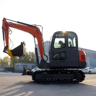 China 6Ton Hightop Mini Excavator Max Digging Radius 6010mm 4 Cylinders for sale