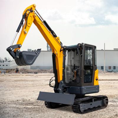 China Truly Tailless 3500kg Hydraulic Excavator 30.4KN Bucket Digging Force For Any Terrain for sale