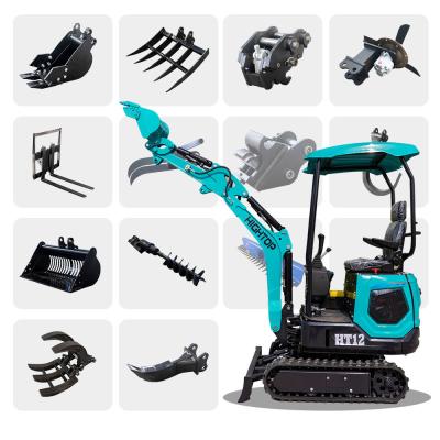 China Earthwork Small Hydraulic Excavator Powered By KOOP 192F Engine for sale