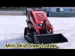 Wheel Drive Mini Skid Steer Loader 13.5HP 6KM/H 2490mm Height