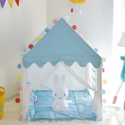 China Soft Toy Large Space Indoor Children's Castle Tent Playhouse Pink Princess Tent Room For Children To Play for sale