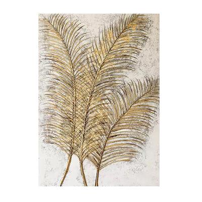 China Handmade Wall Art Painting Living Room Abstract Gold Foil Materials Hotel Wall Art Canvas Modern Environmental Painting for sale