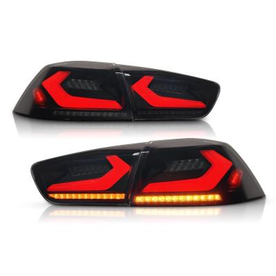 China Hot Selling Archaic New Design PC+ABS Taillights For Lancer 2008-2017 With Sequential Turn Signal For 2008 Mitsubishi Lancer Taillights for sale