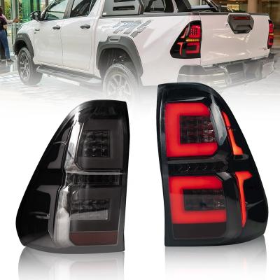 China Wholesale Archaic PC+ABS Led Taillight For Toyota Hilux Revo 2015-2020 With Sequential Turn Signal For Toyota Hilux 2015 Taillights for sale