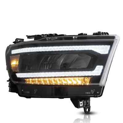 China Archaic PC+ABS Full Led Headlights For Dodge Ram 1500 2019 2020 With Sequential Turn Signal For For Dodge Ram Headlights 2019-2020 for sale