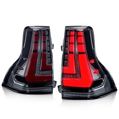 China Archaic Manufacturer Wholesales For Lexus Taillight For 2010 PC+ABS Led With Sequential Indicator Tail Light For Lexus GX400 GX460 for sale