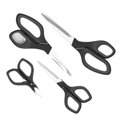 China Sustainable Stainless Steel Scissors With PP+TPR Handle Utility Scissors For Household for sale