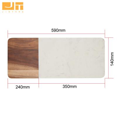 China Tablecraft Elements Collection Disposable Cutting Board Beauty Handcrafted Charcuterie Rectangle Board For Housewarming Wonderful Gift for sale