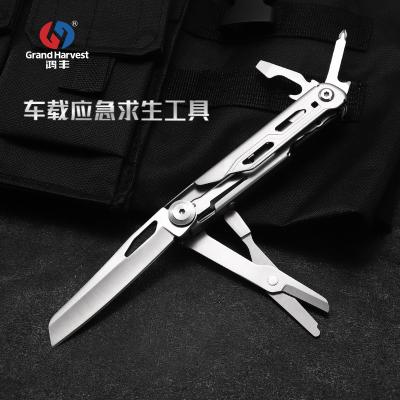 China Multi Functional Knife Stainless Steel Knife Portable Outdoor Multifunctional Folding Knife Army Pocket Knife for sale