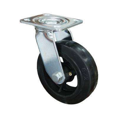 China Cast Iron Factory Outlet 250kgs Load Capacity Caster Manufacturer Industrial Heavy Duty Caster Wheels for sale