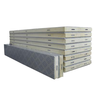 China Commercial 100mm/120mm/150mm/180mm/200mm Thickness Fireproof Insulation Wall Roof PU Sandwich Cold Room Panel for sale