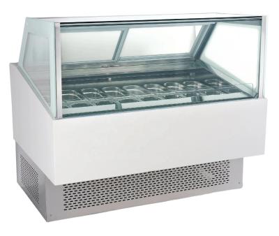 China Commercial Standard Europe Popsicle Display Freezer Hard Ice Cream Display for sale