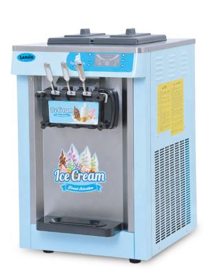 China Full Automatic Bakery Mini Fruit Soft Serve Ice Creams Machine Ice Cream Maker With Simple One Push for sale