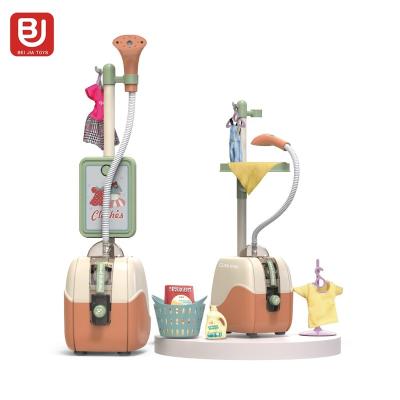 China Parent-child interaction children's simulation plastic version spray Hang Ironing Machine Small Appliances 15 sets (female) for sale