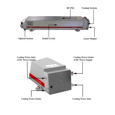 China Factory Reci RF CO2 Laser Metal Tube 100W 200W 300W for Acrylic Cutting and Laser Engraving for sale