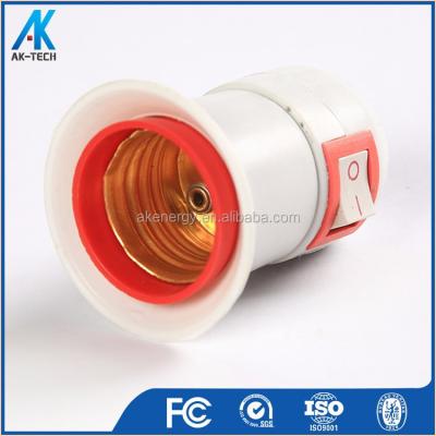 China Screw Change 12v Plastic Lamp Socket e27 Led Base Holder for sale