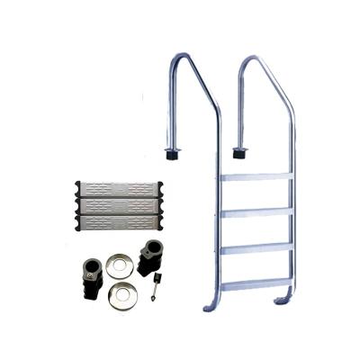 China Over The Ground Step Stainless Steel Ladder Pool PIKE for sale