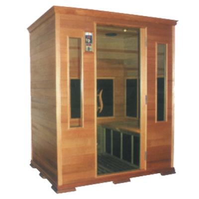 China Computer Control Panel New Design Wooden Far Infrared Finland Sauna Room for sale