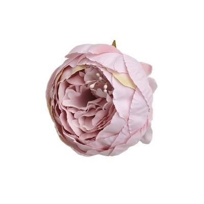 China MHJ87 Realistic Silk Simulation Wedding Decoration Large Peony Rose Wall Decoration Artificial Alien Flower Heads for sale