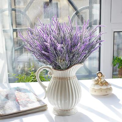 China MHJ71 Amazone Plants Lavender Realistic Wholesale Plastic Artificial Flowers Artificial For Garden Decoration for sale