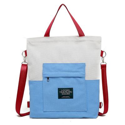 China Eco - Friendly Custom Logo Women Shoulder Canvas Tote Bag for sale