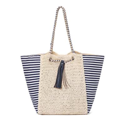 China Wholesale Custom Rattan Bali Bag Summer Beach Rattan Straw Tote Bags For Women for sale