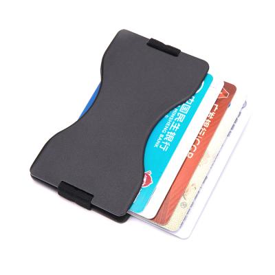 China Wholesale fashion custom mens rfid slim metal credit card holder wallet for sale