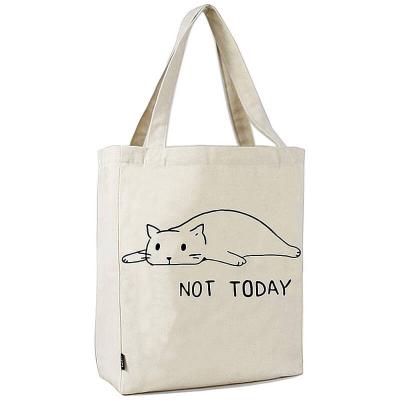 China 100% Large Custom High Quality Reusable Eco Friendly Canvas Reusable Eco Friendly Tote Bag for sale