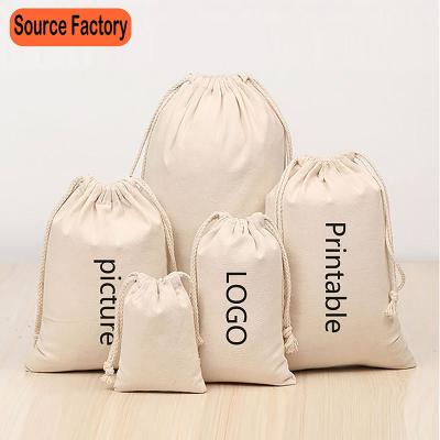 China Custom Eco-Friendly Luxury Hemp Logo Giant Large Gray Cotton Draw String Tws Bag Pouch With Ribbon Drawstring Fine Cloth Canvas Bag For Hat for sale