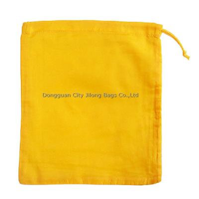 China Custom Drawstring Yellow Non Woven Drawstring Bag For Handbag for sale