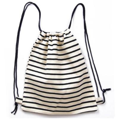 China Recyclable Custom Cotton Draw String Bag For Sports for sale