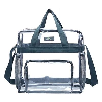 China Travel Cosmetic Bags Waterproof Clear Zipper Zipper Wash Make Up Messenger Tote Women Handbag Crossbody Bag Handbags for sale